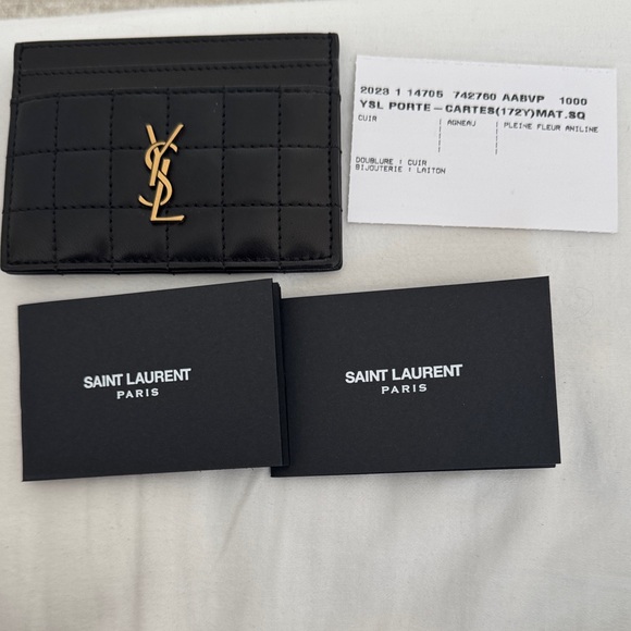 YSL Saint Laurent Cassandre card holder - Picture 3 of 4